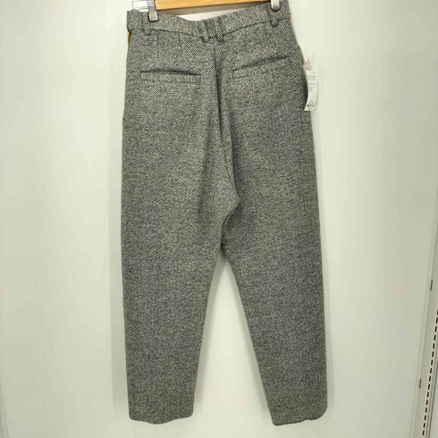 ロクビューティーアンドユースユナイテッドアローズ 6 BEAUTY & YOUTH UNITED ARROWS NEP TWEED PANTS ネップ ツイード タックパンツ レディース JPN:38