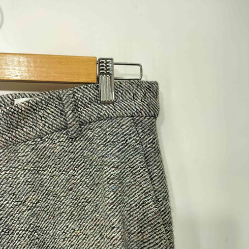 ロクビューティーアンドユースユナイテッドアローズ 6 BEAUTY & YOUTH UNITED ARROWS NEP TWEED PANTS ネップ ツイード タックパンツ レディース JPN:38