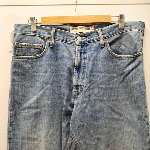 リーバイス Levis 00S メキシコ製 ボタン裏104M 567 LOOSE BOOT CUT ブーツカット フレア デニムパンツ  メンズ  W34L32