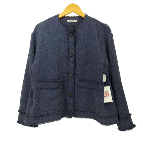 ビューティーアンドユースユナイテッドアローズ BEAUTY & YOUTH UNITED ARROWS デニムライクツイードフリンジ ジャケット + パンツ セットアップ レディース 上下共に:M