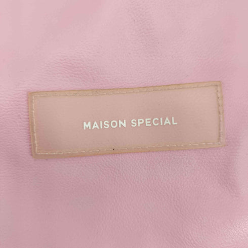 メゾンスペシャル MAISON SPECIAL Vegan Leather 2way Purse Small Shoulder Bag レザー 巾着バッグ レディース