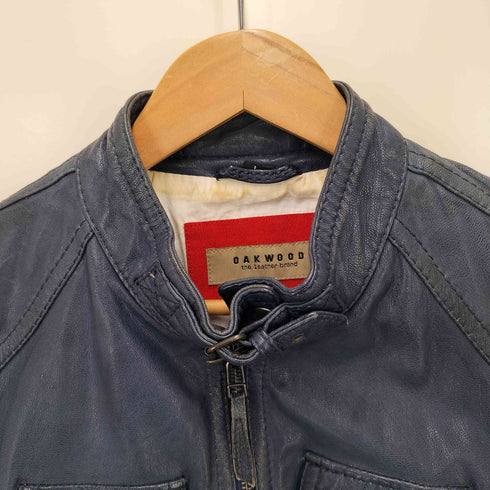 OAKWOOD レザー シングルライダースジャケット レディース