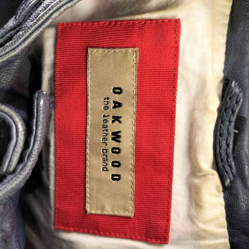 OAKWOOD レザー シングルライダースジャケット レディース