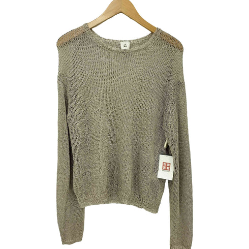 ロクビューティーアンドユースユナイテッドアローズ 6 BEAUTY & YOUTH UNITED ARROWS 23SS RAYON NYLON BRIGHT MESH KNIT レディース