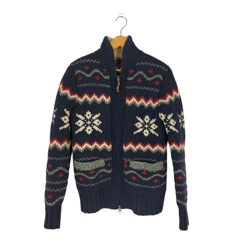 トミーヒルフィガー TOMMY HILFIGER カウチン ニット カーディガン メンズ import:M
