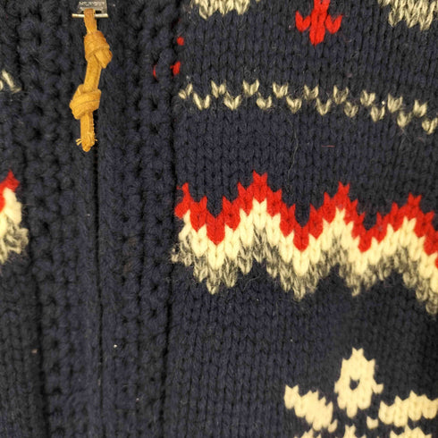 トミーヒルフィガー TOMMY HILFIGER カウチン ニット カーディガン メンズ import:M