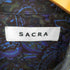 サクラ SACRA レーヨン ペイズリー プリント シャツ レディース
