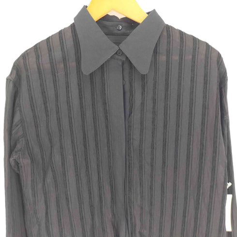トゥデイフル TODAYFUL 21AW Sheerstripe Shirts Dress シアー シャツ ドレス ストライプシャツワンピース レディース JPN:36