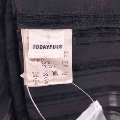 トゥデイフル TODAYFUL 21AW Sheerstripe Shirts Dress シアー シャツ ドレス ストライプシャツワンピース レディース JPN:36