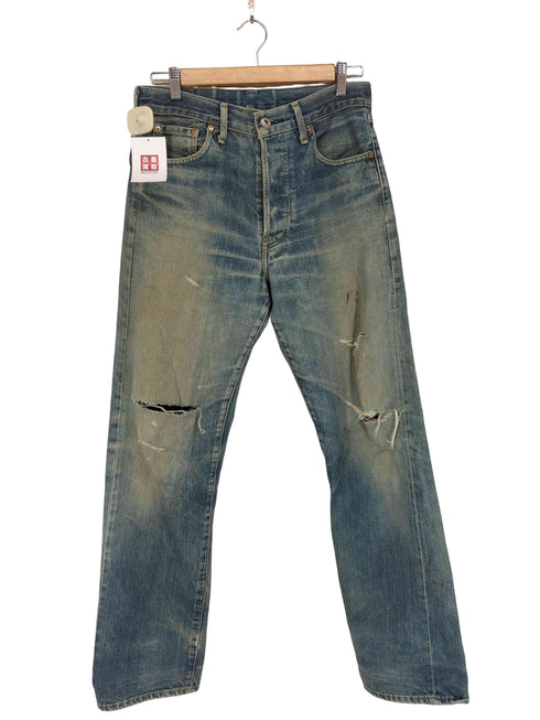 リーバイス Levis ボタン裏J22 140周年 BIG E 702XX ボタンフライデニムパンツ メンズ