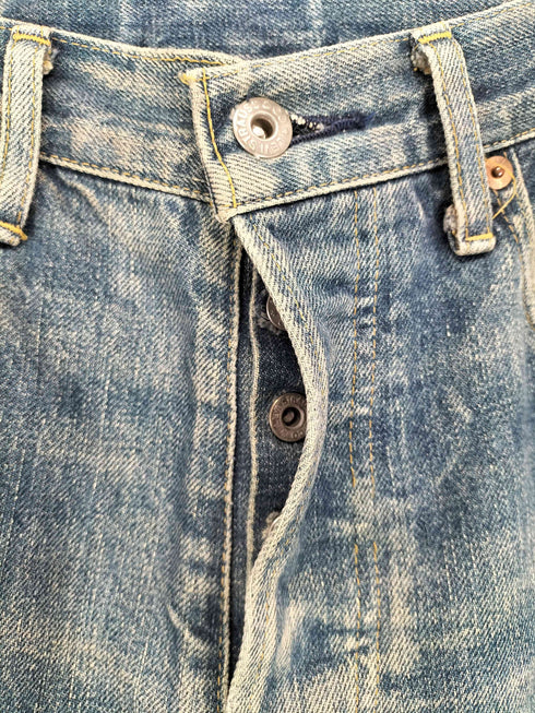 リーバイス Levis ボタン裏J22 140周年 BIG E 702XX ボタンフライデニムパンツ メンズ