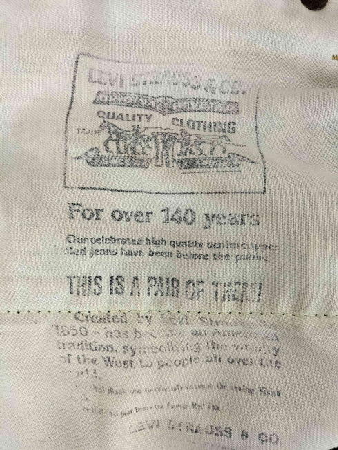 リーバイス Levis ボタン裏J22 140周年 BIG E 702XX ボタンフライデニムパンツ メンズ