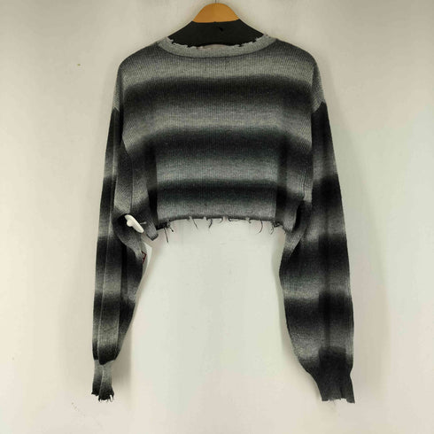 フーズフーギャラリー W.W.G ダメージ加工ボーダーニット レディース