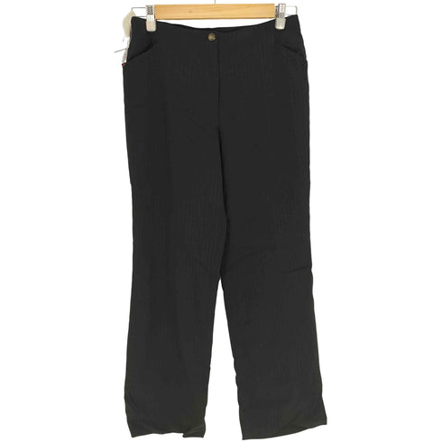 ランバン LANVIN ウールストレートスラックス レディース 40