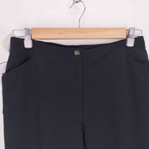 ランバン LANVIN ウールストレートスラックス レディース 40