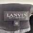 ランバン LANVIN ウールストレートスラックス レディース 40