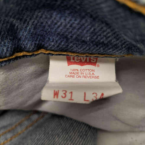 リーバイス Levis 90S 94年10月製 USA製 ボタン裏525刻印 510  ストレート デニムパンツ メンズ  W31L34