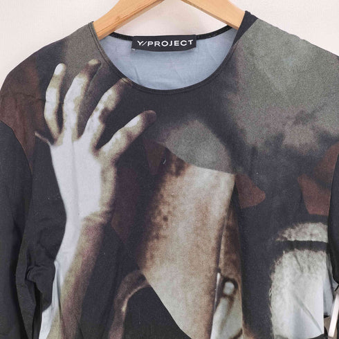 ワイプロジェクト Y/PROJECT ボディコラージュ ロング スリーブ Tシャツ ユニセックス レディース import:L