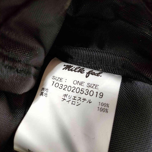 ミルクフェド MILKFED. ダブルジップ W ZIP BACKPACK レディース