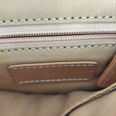 ヤーキ YAHKI ヘキサゴン レザー ショルダーバッグ レディース