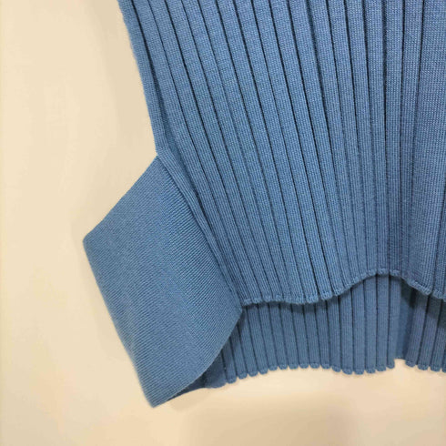 ハイク HYKE 22AW WIDE RIBBED CROPPED VEST クロップド ニット ベスト レディース