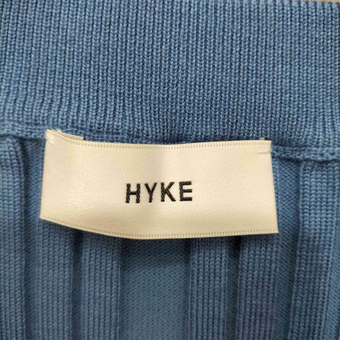 ハイク HYKE 22AW WIDE RIBBED CROPPED VEST クロップド ニット ベスト レディース