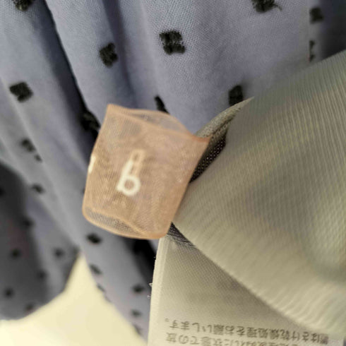バブ Bab ドットパイピングワンピース レディース M