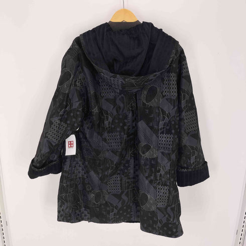 レザー ベロア リバーシブルダブルブレストジャケット メンズ