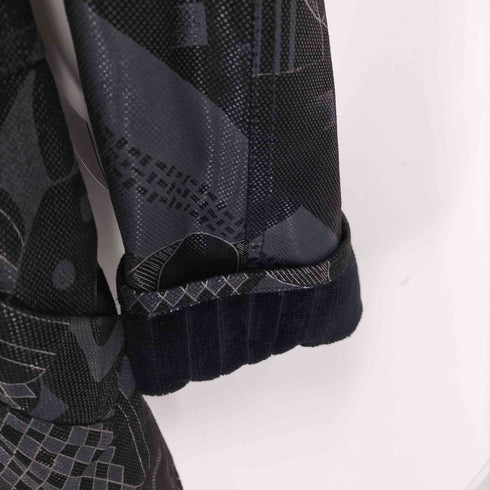 レザー ベロア リバーシブルダブルブレストジャケット メンズ