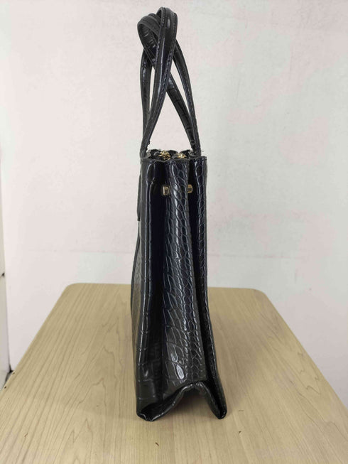 ザラ ZARA クロコ型押しトートバッグ レディース