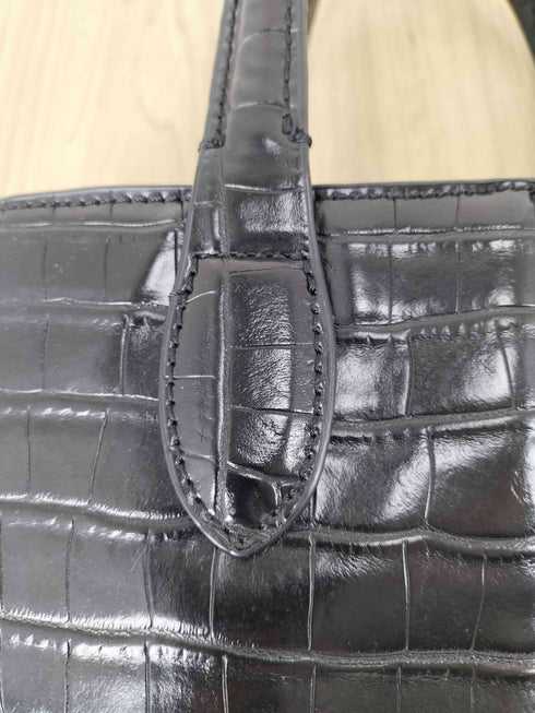 ザラ ZARA クロコ型押しトートバッグ レディース