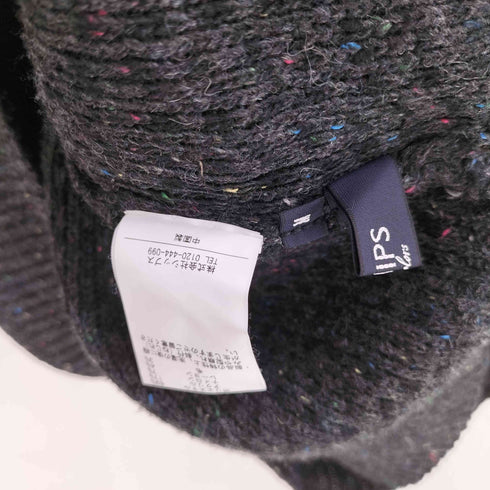 シップス SHIPS ネップ加工 クルーネックニット メンズ JPN:M