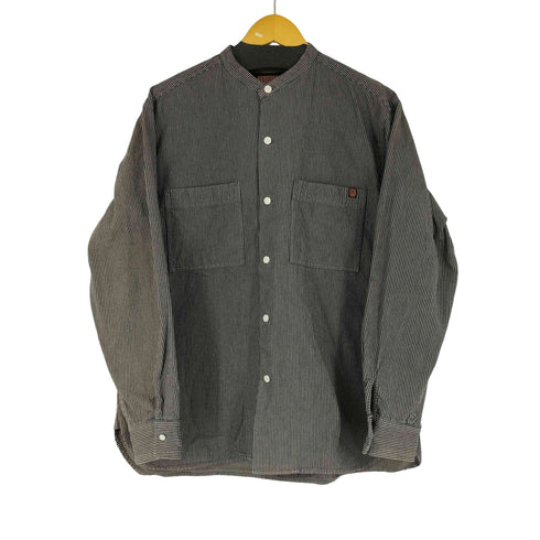 ジャーナルスタンダードレリューム JOURNAL STANDARD relume ストライプ L/S バンドカラーシャツ メンズ