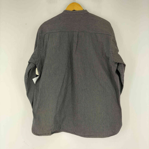 ジャーナルスタンダードレリューム JOURNAL STANDARD relume ストライプ L/S バンドカラーシャツ メンズ