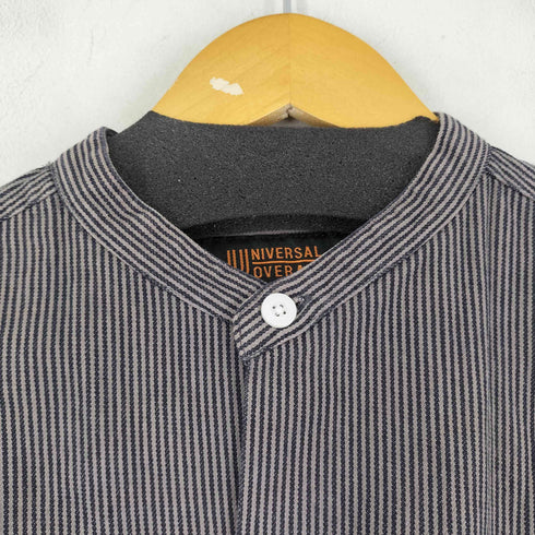 ジャーナルスタンダードレリューム JOURNAL STANDARD relume ストライプ L/S バンドカラーシャツ メンズ