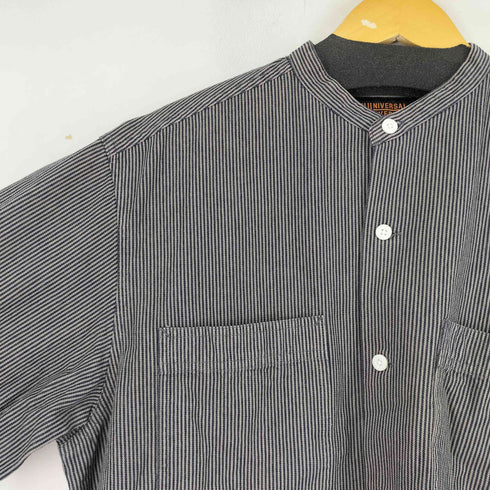 ジャーナルスタンダードレリューム JOURNAL STANDARD relume ストライプ L/S バンドカラーシャツ メンズ