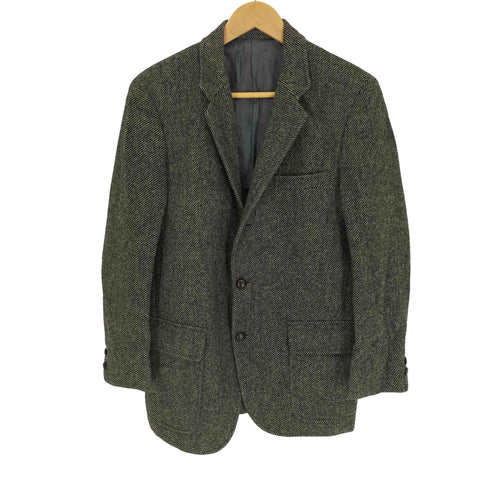 ジェイプレス J.PRESS シングルブレスト 3B テーラード ジャケット ツイード ヘリンボーン くるみボタン メンズ  C94 W-82 T-175