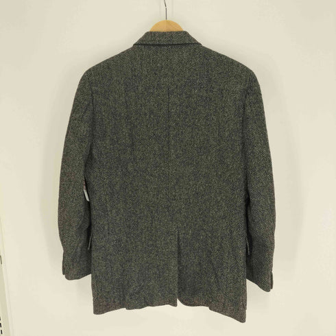 ジェイプレス J.PRESS シングルブレスト 3B テーラード ジャケット ツイード ヘリンボーン くるみボタン メンズ  C94 W-82 T-175