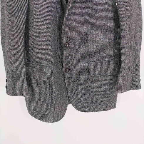 ジェイプレス J.PRESS シングルブレスト 3B テーラード ジャケット ツイード ヘリンボーン くるみボタン メンズ  C94 W-82 T-175