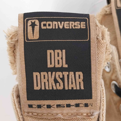 ダークシャドウバイリックオウエンス DRKSHDW by Rick Owens DBL DRKSTAR Chuck Taylor All Star 70 Hi レディース JPN:23