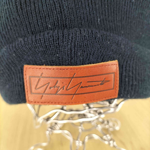 ヨウジヤマモト Yohji Yamamoto ロゴ刺繍ニット帽 メンズ
