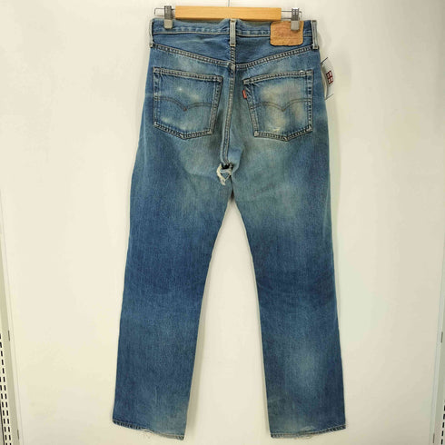 リーバイス Levis 90S 92年12月製 USA製 バレンシア工場製 ボタン裏555刻印 501××復刻 ボタンフライ ストレート デニムパンツ ビックE メンズ W32L33