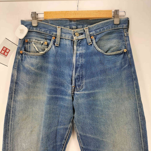 リーバイス Levis 90S 92年12月製 USA製 バレンシア工場製 ボタン裏555刻印 501××復刻 ボタンフライ ストレート デニムパンツ ビックE メンズ W32L33