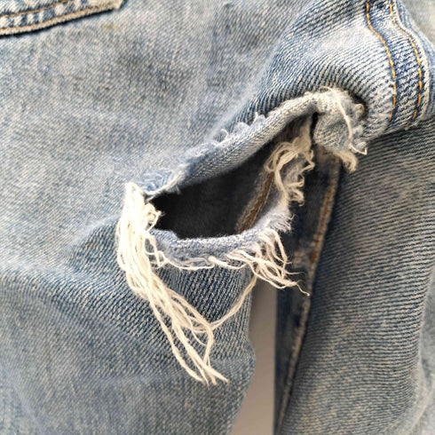リーバイス Levis 90S 92年12月製 USA製 バレンシア工場製 ボタン裏555刻印 501××復刻 ボタンフライ ストレート デニムパンツ ビックE メンズ W32L33