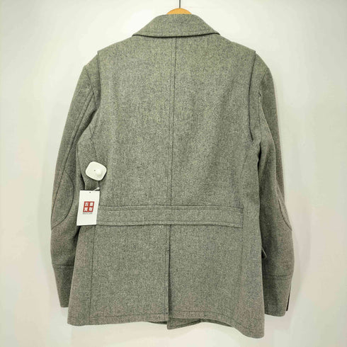 タケオキクチ TAKEO KIKUCHI チンストラップ ショールカラー ウール ステンカラーコート メンズ