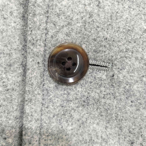 タケオキクチ TAKEO KIKUCHI チンストラップ ショールカラー ウール ステンカラーコート メンズ