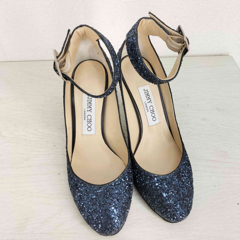 ジミーチュウ JIMMY CHOO ラメデザイン ヒールパンプス レディース 36 1/2