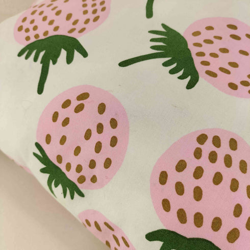 マリメッコ marimekko MANSIKKA イチゴ柄 トートバッグ レディース