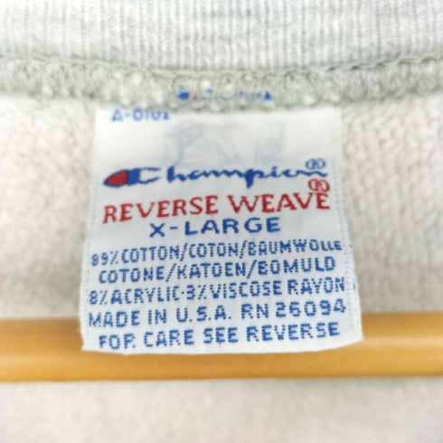 チャンピオン Champion 90S HAHNEMANN MED リバースウィーブ メンズ import:XL