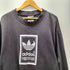 アディダス adidas 80-90S 万国旗 刺繍タグ センター トレフォイルロゴ 刺繍 スウェット トレーナー メンズ import:L